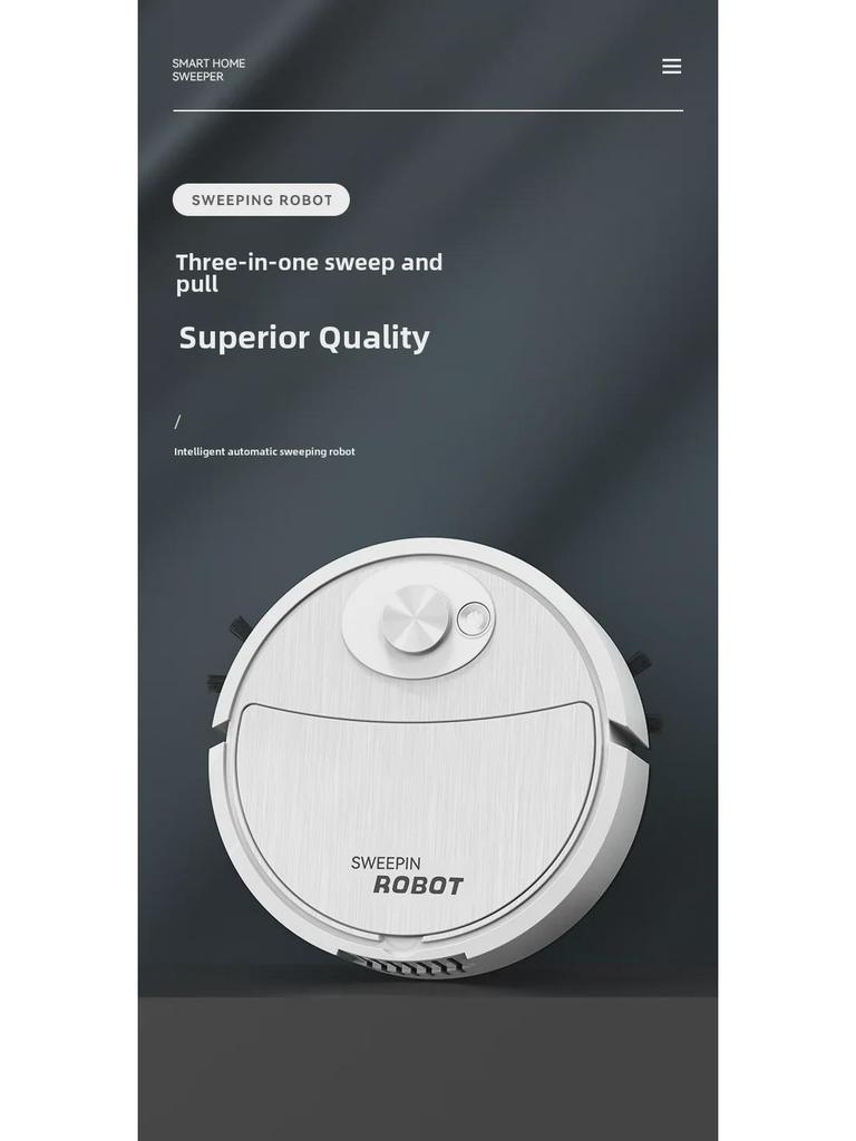 Smart 8088 USB Charging Mini Vacuum Cleaner - Mopping & Sweeping Household Appliance