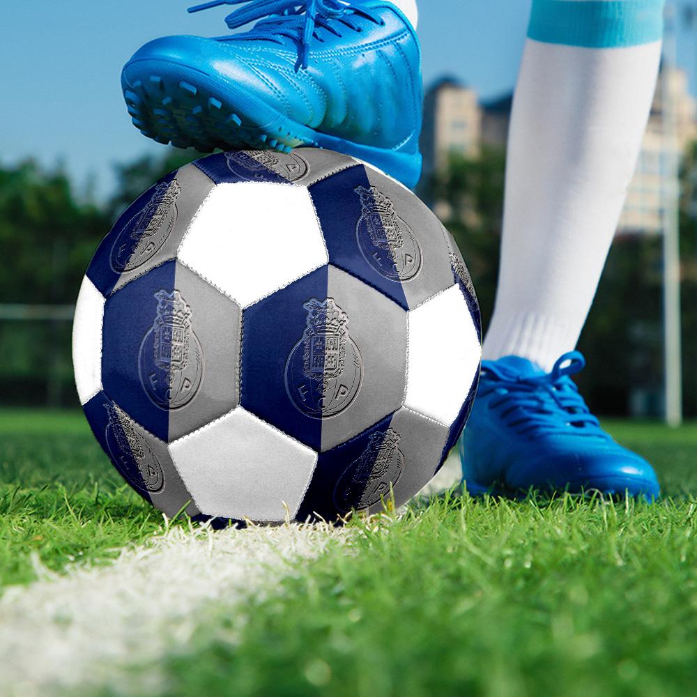 1PC FC Porto Portugal Size 5 Soccer Ball PrahaIndoor Soccer Ball Colorful All Ages Machine Stitched PVC Competition Ready Durable High-Bounce