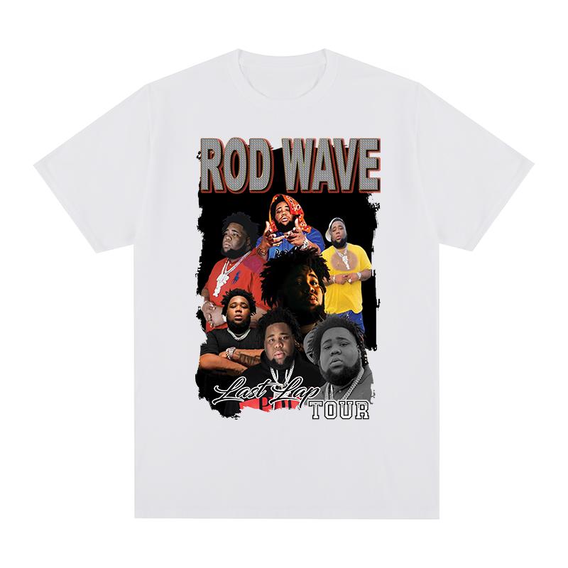 Rod Wave Rapper Vintage tshirt Retro Home Streetwear Y2k Hip Hop Cotton Unisex T shirt New TEE TSHIRT Womens tops S