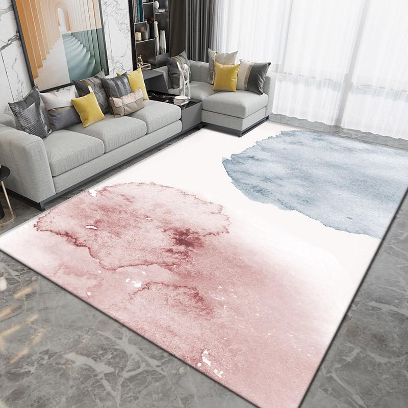 Druckteppich Wohnzimmer Große Fläche Rutschfester Teppich Schlafzimmer Zimmer Nachttischdecke Wohnkultur Zubehör