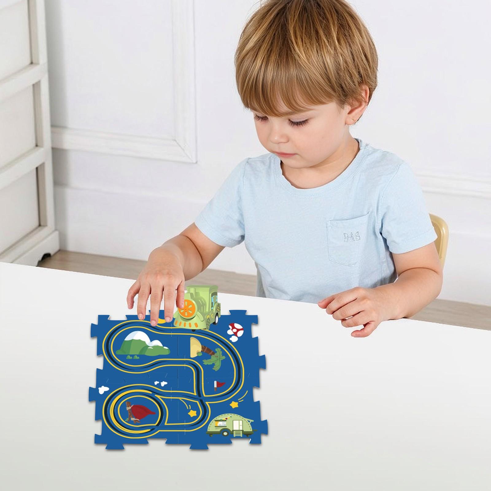 

Космическая головоломка железнодорожная машина электрическая головоломка DIY мальчик автомобиль рождественская железнодорожная игрушка поезд One Size