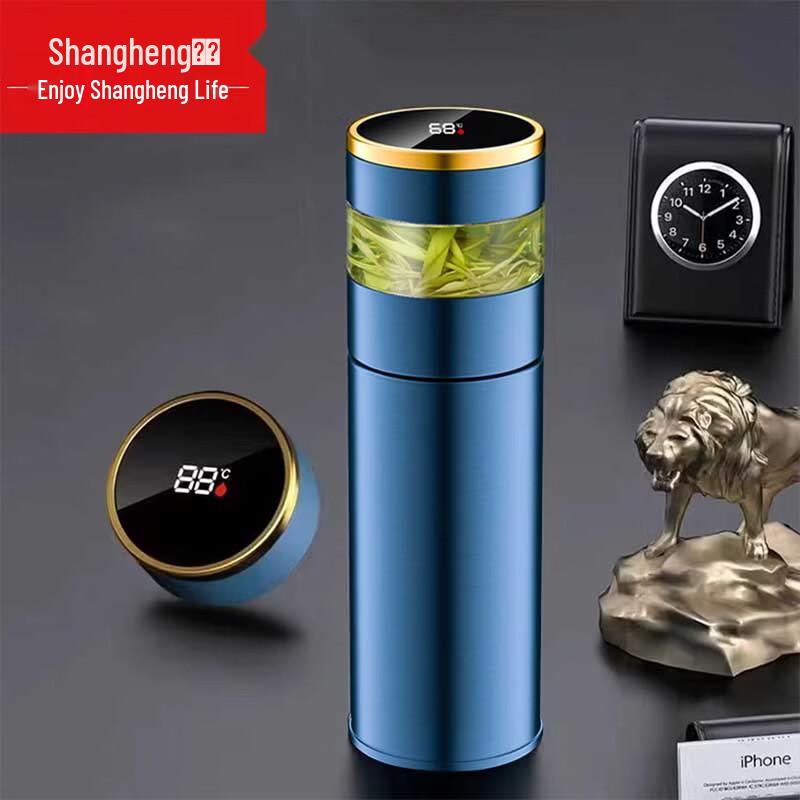 Термос Shangheng SHZH-CFB007 из нержавеющей стали 316 с дисплеем температуры