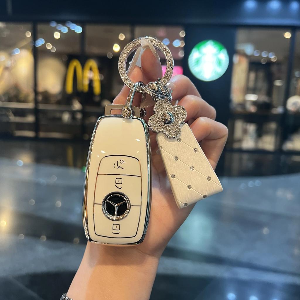TPU Shell For Mercedes Benz A C E S G Class GLC CLE CLA GLB GLS W177 W205 W213 W222 X167 AMG Car Remote Key Case Cover PF1