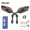 Adjustable 360° Rotating Foldable Mountain Bike Reflective Acrylic Mirror