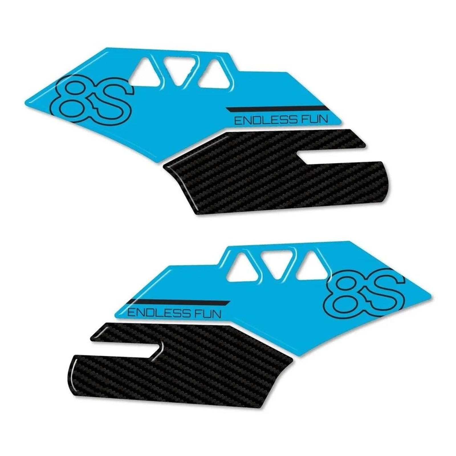 Fuel Tank Sticker Motorcycle Side Gas Fuel Tank Cap Protector Sticker Fit Suzuki GSX One size