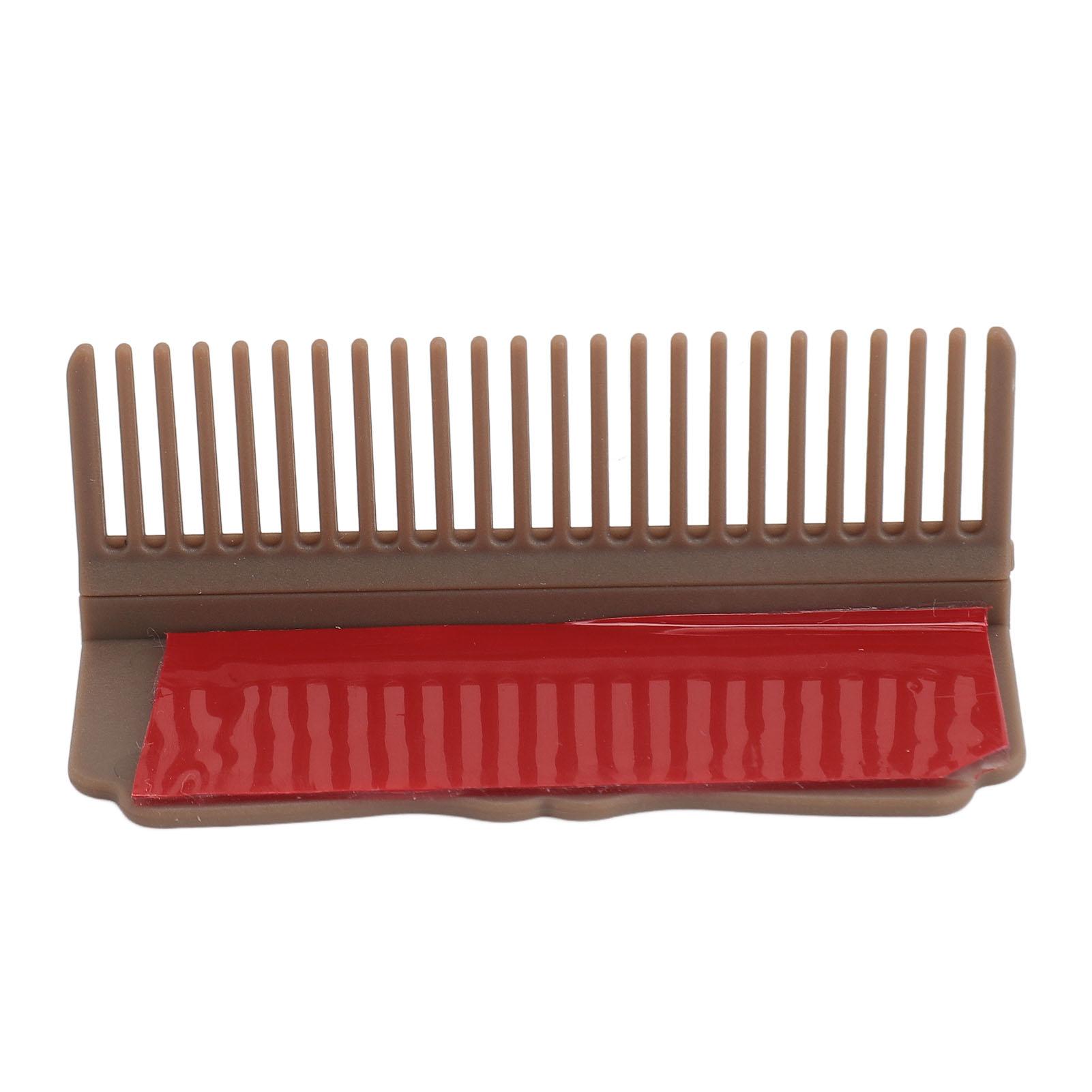 

2 шт. выпрямитель для волос расческа из углеродного волокна портативная расческа для укладки волос для домашнего салона общежития кофе коричневый