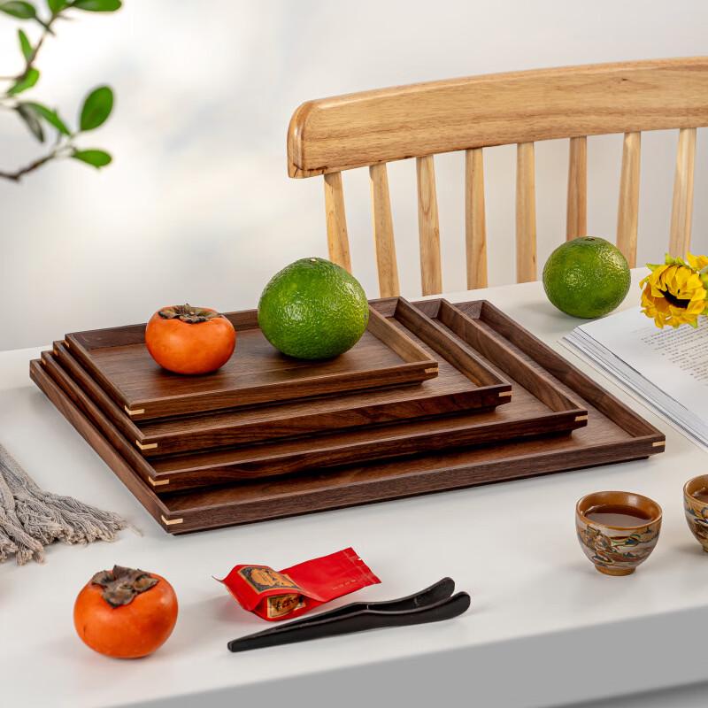 OLOEY Solid Wood Serving Tray