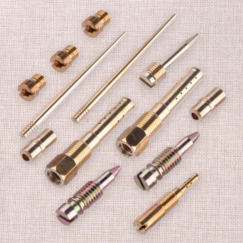 2 Sets Right & Left Side Carburetor Carb Repair Rebuild Kit Spare Jet Motorcycle Fit for Honda XL600R 1987 1986 1985 1984 1983