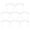 8pcs Safety Goggles AntiImpact Dustproof Eyes Protector for Riding Woodworking Construction Work