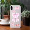 50PCS Pink Bow Stickers Cute Vintage Aesthetic Bowknot Sticker Vinyl Waterproof Girls Pink Decals for Water Bottle Laptop