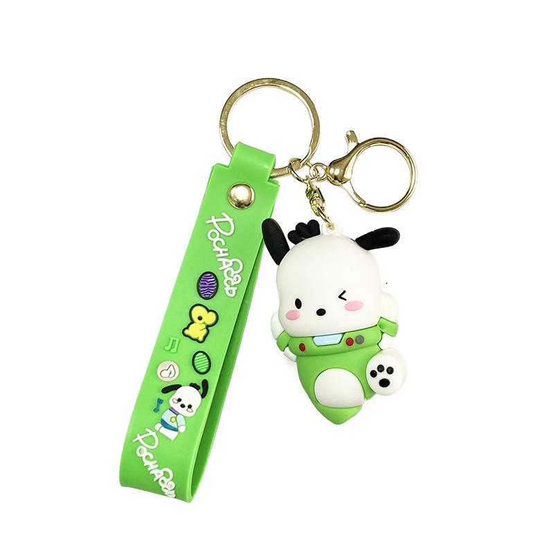 Sanrio Pochacco Cartoon Keychain Bag Pendant Ornament
