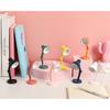 Lamp Mini Table Led Folding Portable Small Night Light Button Powered Battery