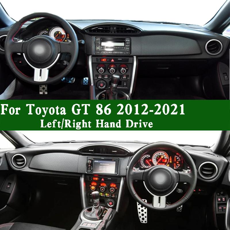 For Toyota GR HV Sports GT 86 GTS 6AC 6BC 6EY 2012-21 Car Dashboard Cover Dash Mat Anti-slip Anti-Dirt Proof Dashmat Pad