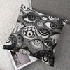 Eye Chaos square Jacquard Pillow Cover for Sofa Office Waist Cushion Cover Home Decorative Pillowcase