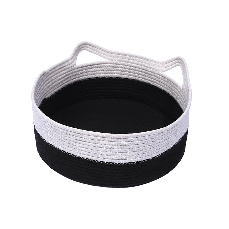 Prodyšná tkaná bavlněná postel pro domácí mazlíčky - Kočky & Psi - Celoroční pohodlí