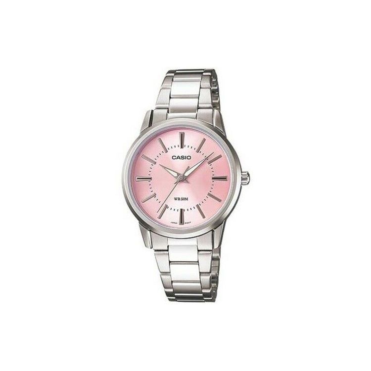 

Casio Standard Series Dress Series Waterproof Business Quartz Movement Stainless Steel Strap Womens Watch Pink Dial Women watches LTP-1303D-4A Random Watch Box