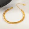 Trendy Hip Hop Cuban Chain Titanium Steel Bracelet - Cool, Stylish, Simple Fashion Jewelry