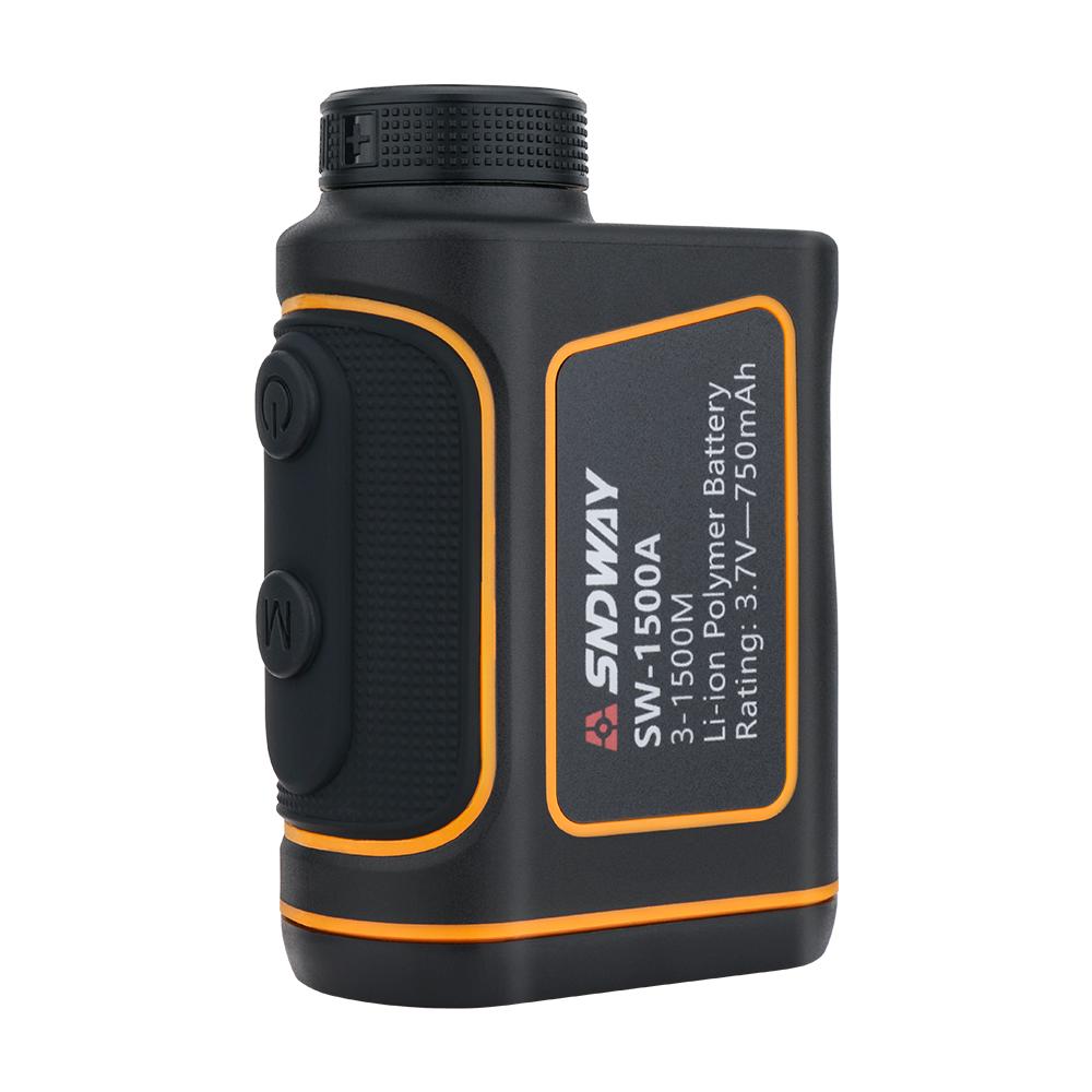 SNDWAY Laser Distance Meter 600m/1000m/1500m Telescope Laser Rangefinder Roulette for Hunting Golf 7X Monocular Distance Measure