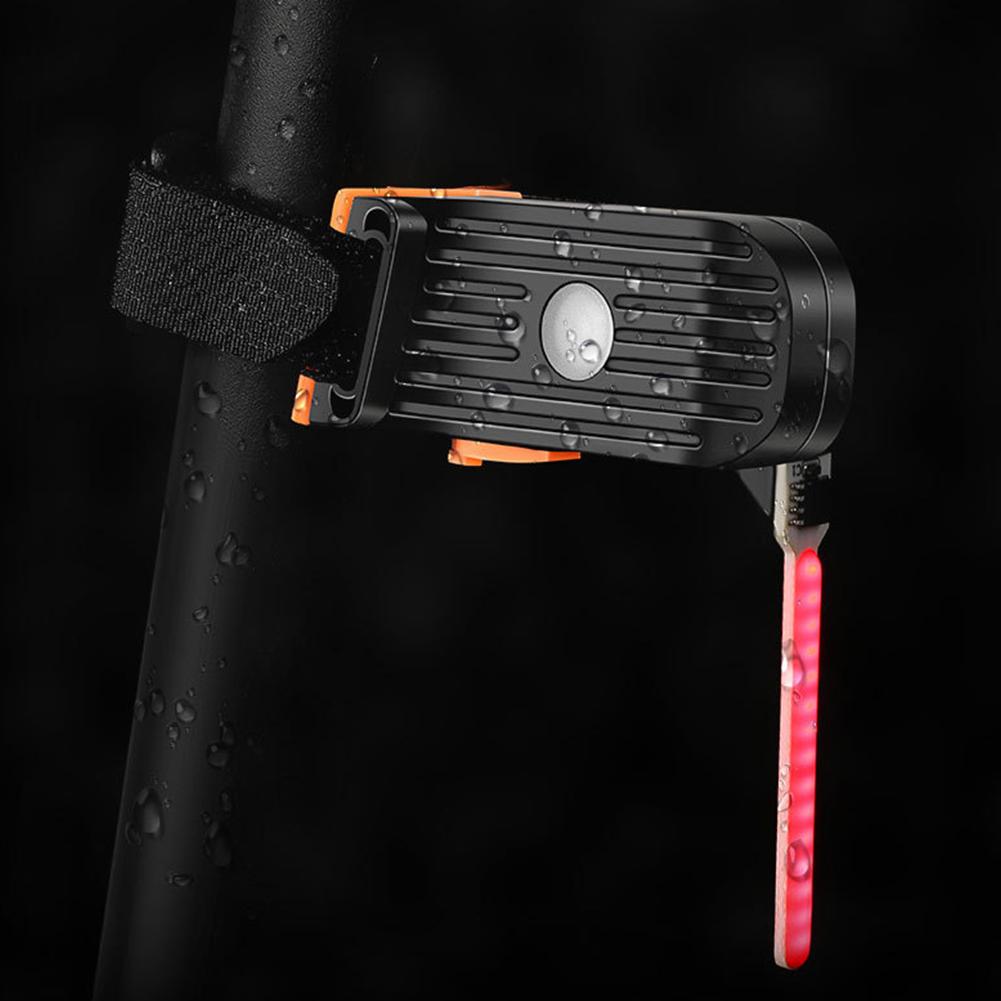 Bike Warning Lights Type C Rechargeable LED Safety Lights Multi Light Modes Flash Indicator Lamp Creative for Night Riding
