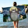 Anime Kawaii T-Totoros Beach Towel For Kids Personalized Bath Towel Pool Towel Vacation Gift Picnic Towel Party Gift