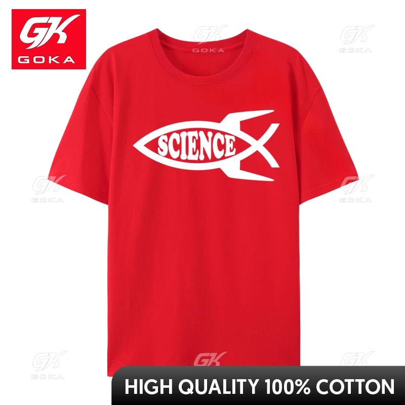 Science Darwin Evolution Fish Atheists Nonbeliever 3d Printed T Shirt Rife Casual Cotton Unisex TShirt Crazy Tshirts Top Quality S