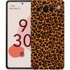 Mode Tiger Leopard Muster Blume Für Google Pixel 8 7 6 Pro 6A 5G Schwarze Handyhülle Weiche Stoßfeste Rückabdeckung TPU Hülle Coque