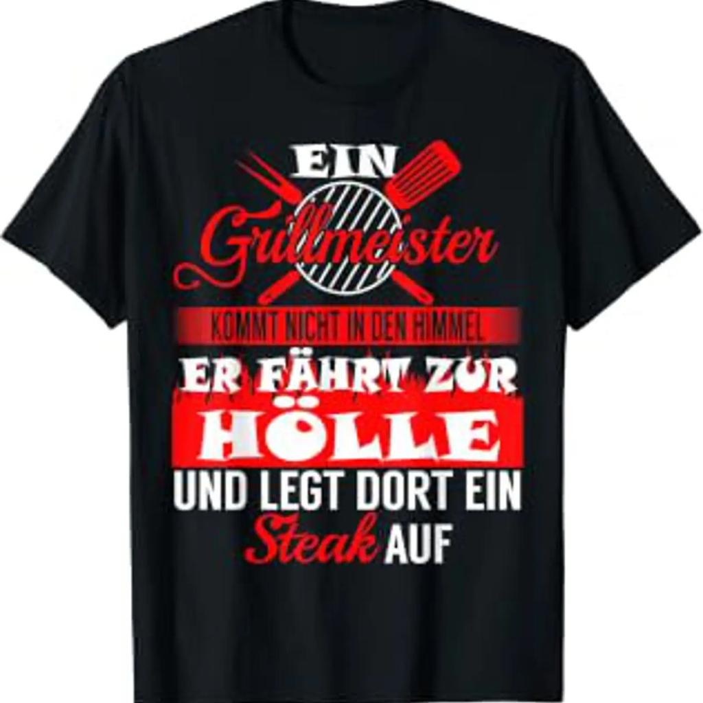 Bbq Grill Master Professional Griller Grilling Barbecue Party T Shirt Vintage Graphic Breathable Stylish Unisex Homme