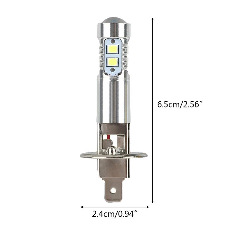 2x H1 LED Headlight Bulbs Conversion Kit High Low Beam Fog Light 100W 6000K