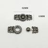 1 Pair Women's Retro Brooches Clothing Cardigan Sweater Blouse Shawl Clips Shirt Collar Flower Pattern Duck Clip Clasps Scar