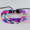 Kleurrijk Handgemaakt Retro Hennep Touw Geweven Armband – Drakenbootfestival Accessoire.