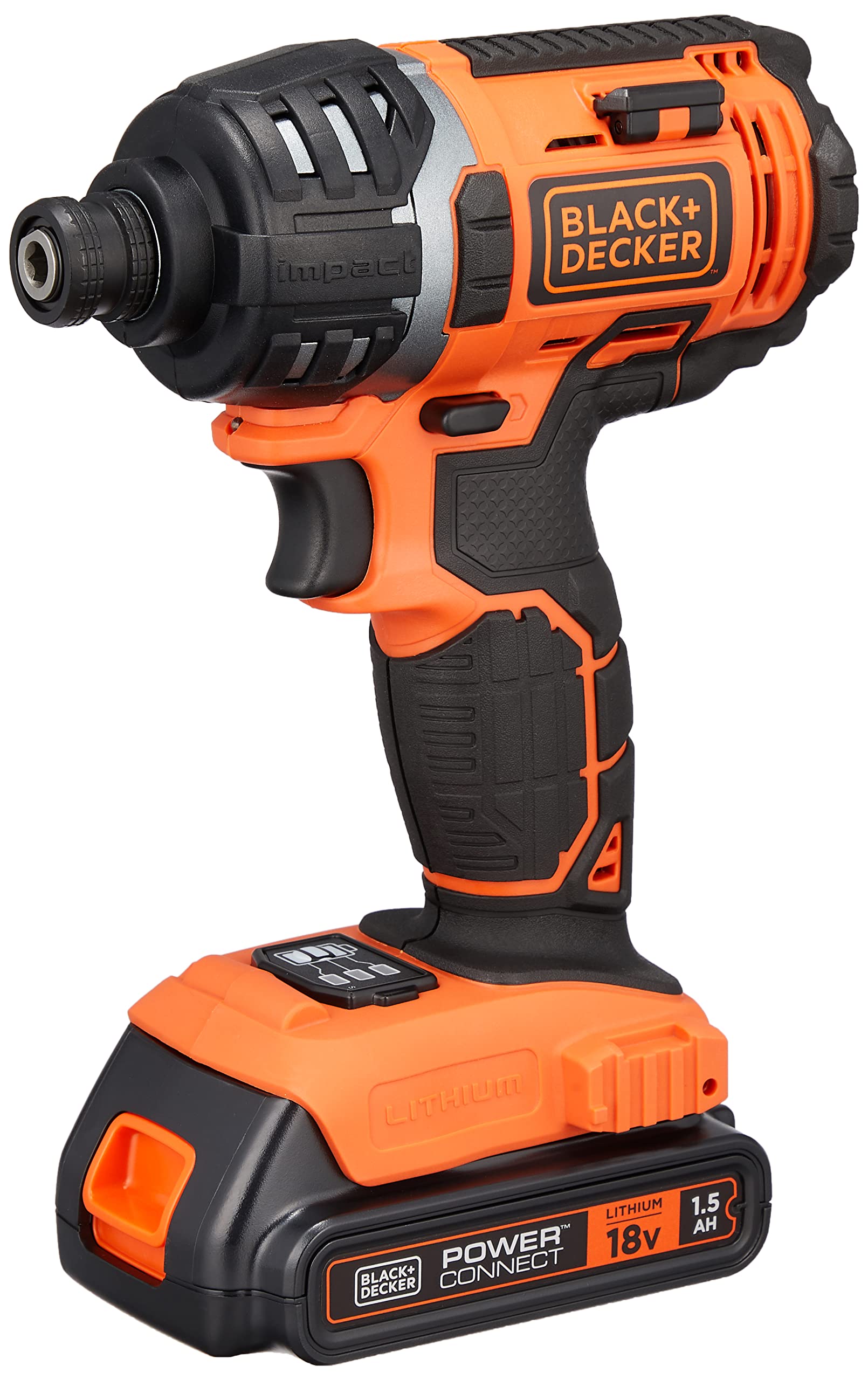 

Ударный гайковерт Black and Decker 18 В EXI18 (ЧЕРНЫЙ+ДЕКЕР) оранжевый