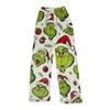 Damen Freizeithose mit lockerem Schnitt und Weihnachtsdruck