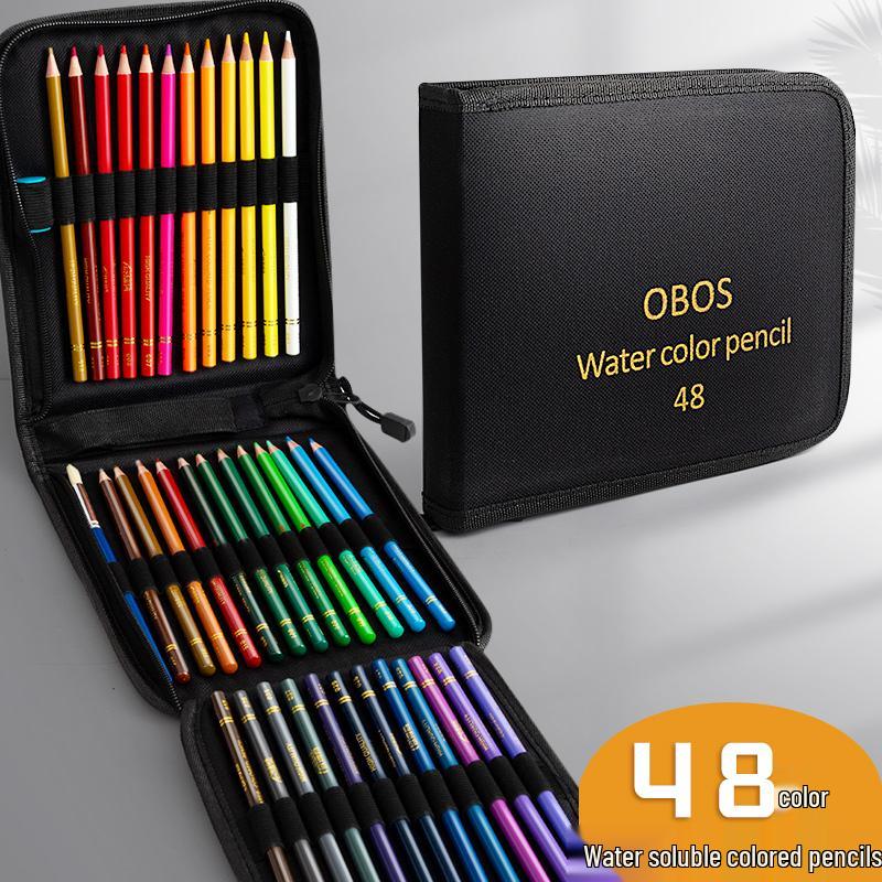 200 OBOS Professional Water-Soluble Oil-Based Colored Pencils for Painting, Sketching, Drawing, and Hand-Painting
