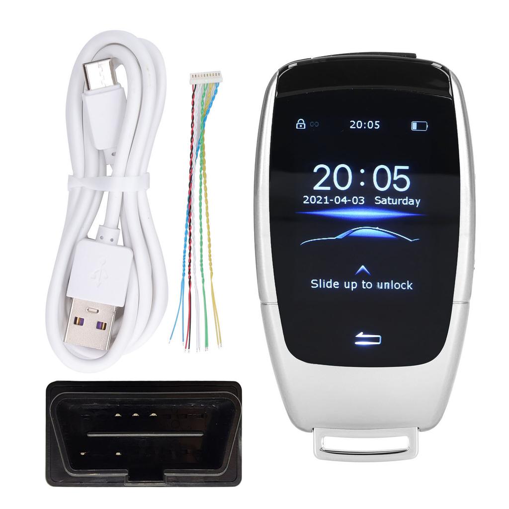 Universal TK900 LCD Touch Screen Smart Key Remote Keyless Entry for Start Stop Engine Button Models