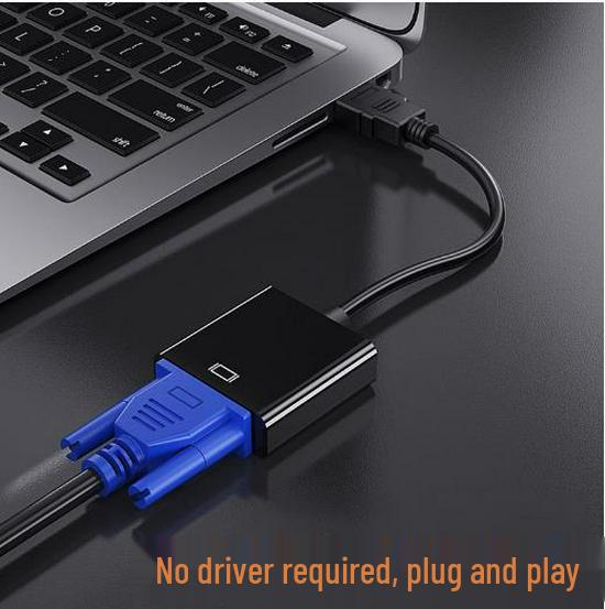 1080P HDMI to VGA Adapter Cable with Audio for Monitor/Projector
