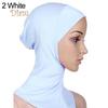 Tenfyer Soft Muslim Full Cover Inner Hijab Cap Islamic Underscarf Neck Head Bonnet Hat