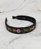 Maia Rose Garden Headband - Black