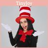 Cat Seuss Dr In The Hat Cosplay Set With Bow Tie Gloves For Christmas Costume
