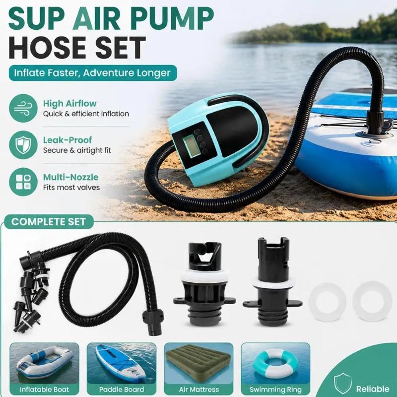 6Pcs Air Pump Adapter Air Valve Converter Sup Pump Adapter For Inflatable Boat Kayak Paddle Board
