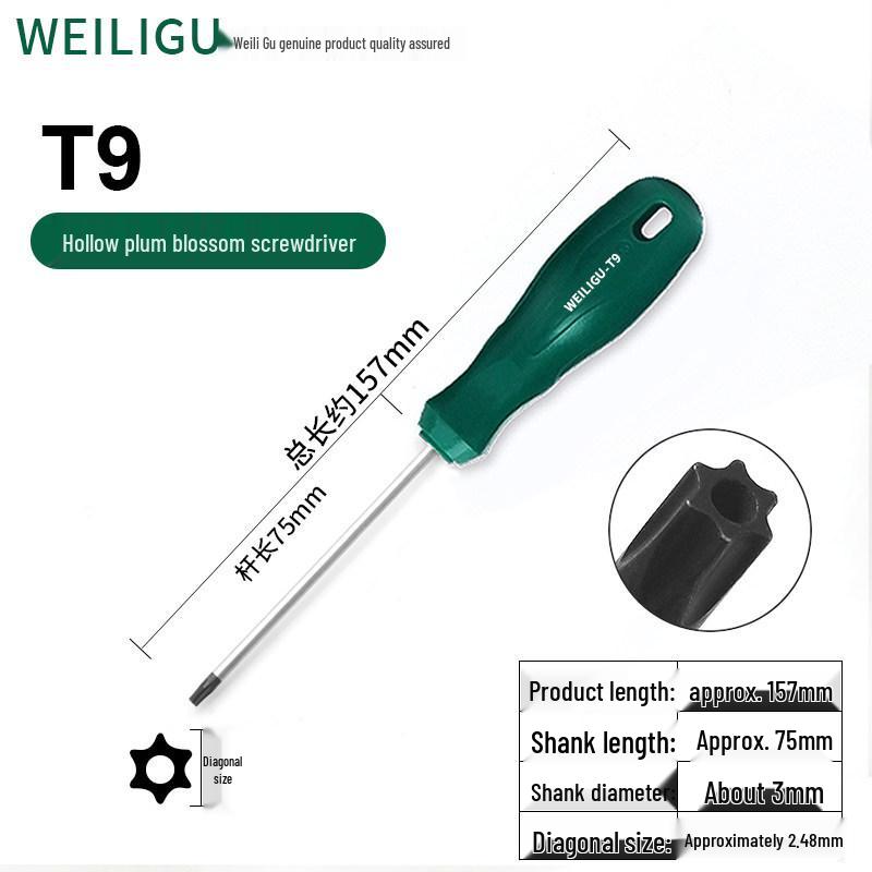Extended Torx & Phillips Screwdriver Set: T8, T20, T30 for Car Repair & Air Filter Maintenance