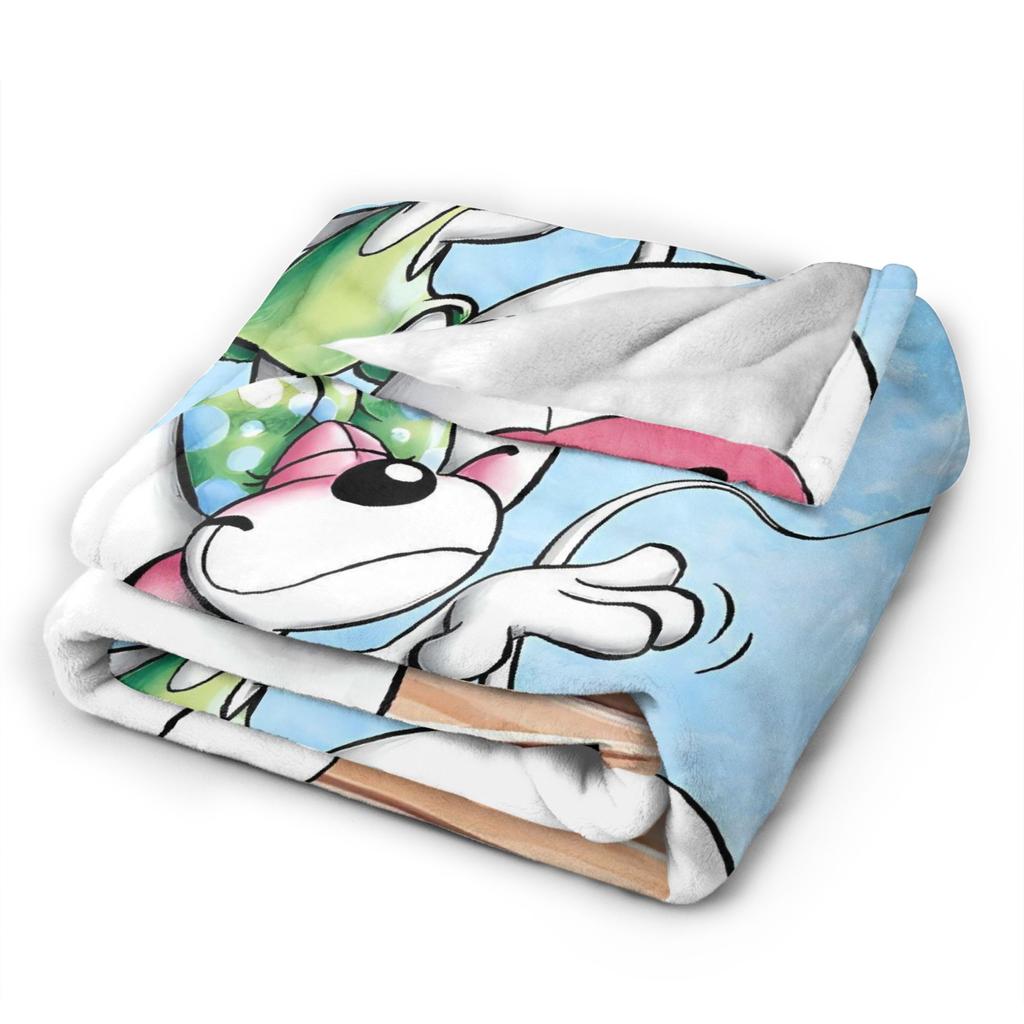 Diddl Cartoon Dog Blankets Quality Warm  Throw Blanket Winter Girls Boys Living Room Fashion Bedspread