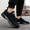 Unisex Knitted Sneakers Unique Grid Design Lightweight Comfortable Running Shoes Outdoor Lace Up Walking Men Shoes Free Shipping