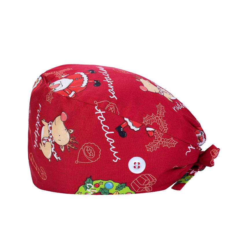 200 Kinds Adjustable Medical America National Pattern Cartoon Pet Hospital Heart Surgical Doctor Cap Surgeon Hat