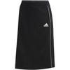 Womens Letter Stripe Soft Fabric Straight Cut Casual Long Skirt Daily Commute Wear Women Black FM9254