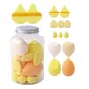 14-Piece Drift Bottle Makeup Sponge Set - Soft, Dual-Use for Dry & Wet Application