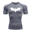 Men's Quick-Dry Compression Sports Tee - Short Sleeve Round Neck for Running, Basketball, Football