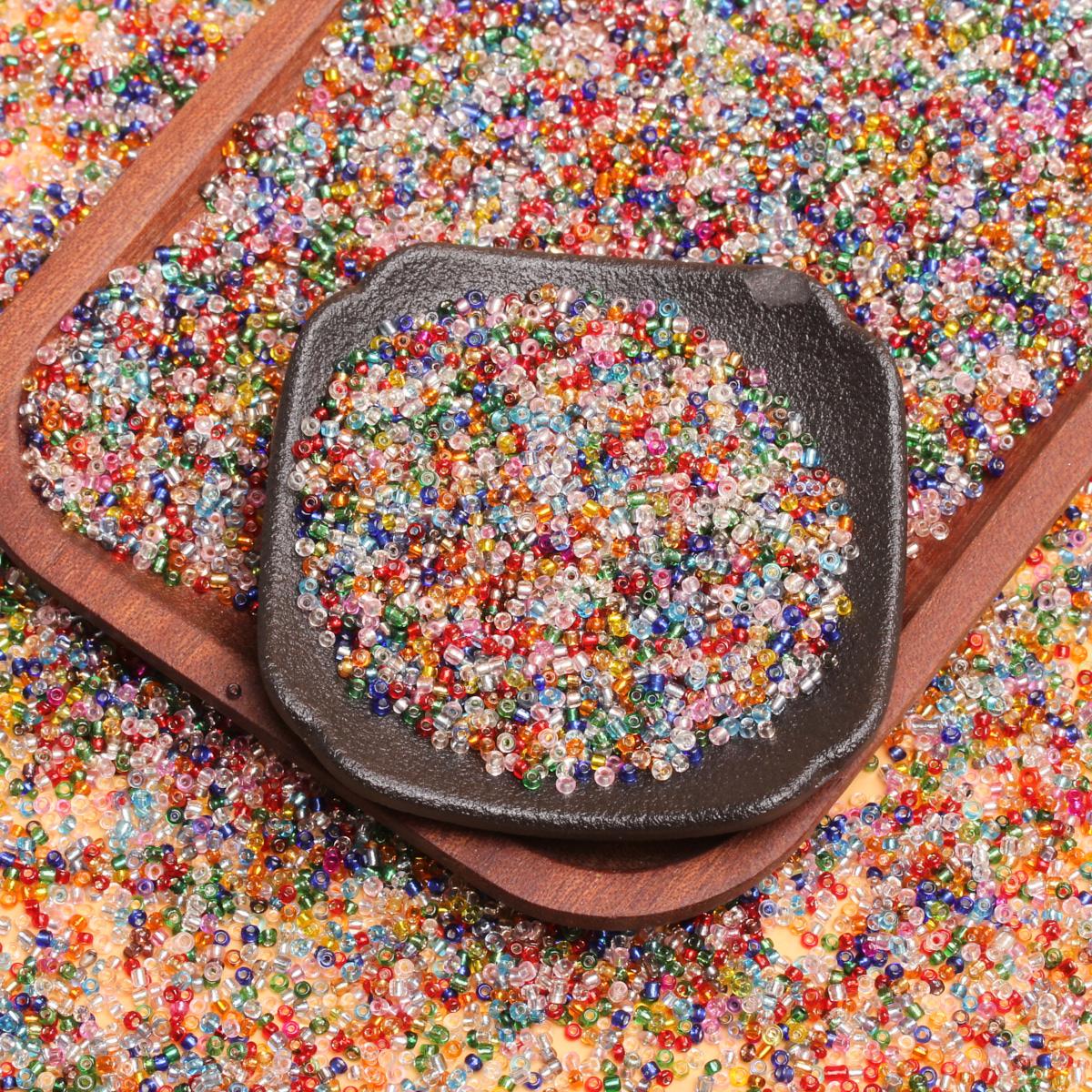 

450 г свободные бусины-разделители, круглые ювелирные изделия, аксессуары для самостоятельного изготовления, стекло 2 мм, модное ручное ожерелье, браслет, серьги-подвески