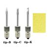 Welding Soldering Tips USB Soldering Iron Head Replacements Interface K Soldering For E10 Threa L8G8