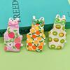 New Colorful Fruit Parrot Diaper Bowtie Washable Parrot Flight Suit Breathable Keep Birds Clean Pet Bird Clothes Daily Wear