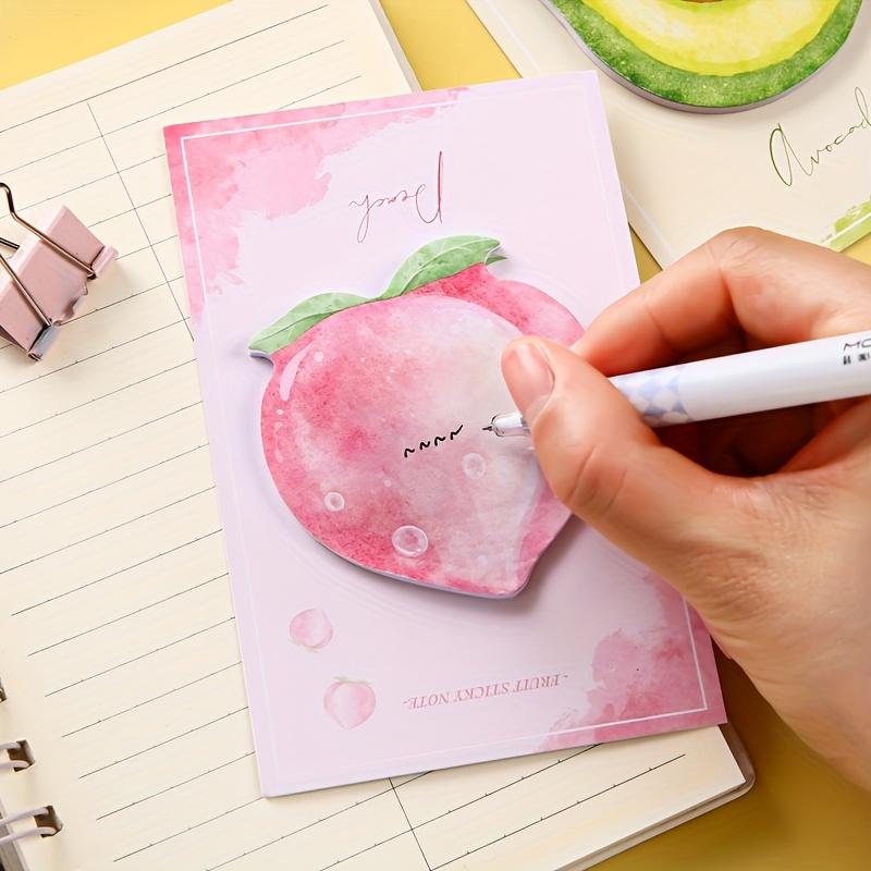 30pcs/set Festive Fruit Sticky Notes- Creative Peach and Kiwi Design - Perfect for Office, Home, or Gifts - MOYL Brand